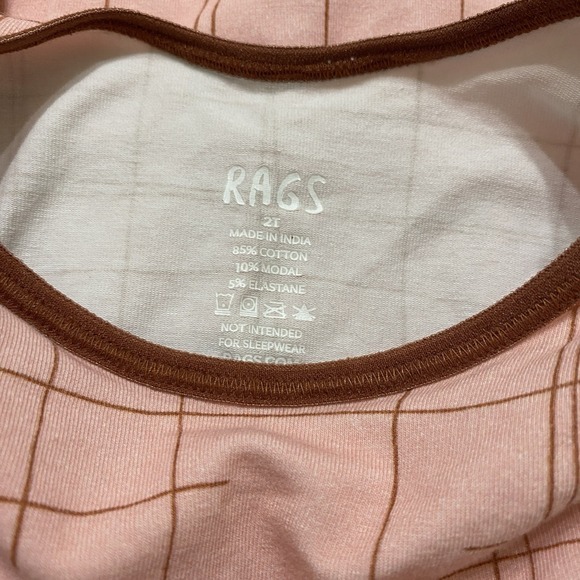 Romper‎ One piece Spring Easter Ruffle Pink Green Rags To Raches Outfit 2T - Picture 6 of 6